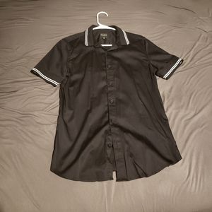 Soft & stretch two tone button down